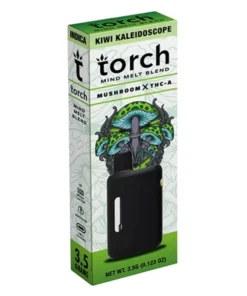 Kiwi Kaleidoscoop Zaklamp Mind Melt Paddo x THC-A Mix Vape 3,5G