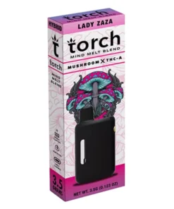 Lady Zaza Torch Mind Melt Paddestoel x THC-A Blend Vape 3.5G